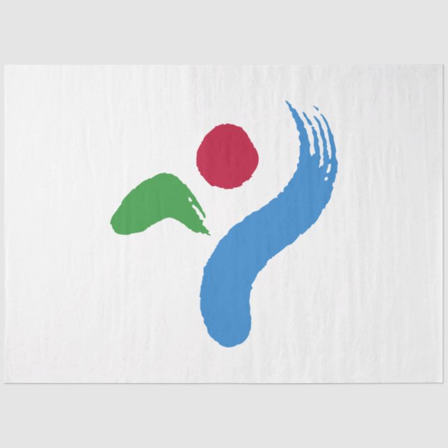 Papel De Seda Bandera de Seúl (Corea del Sur) (Anverso)