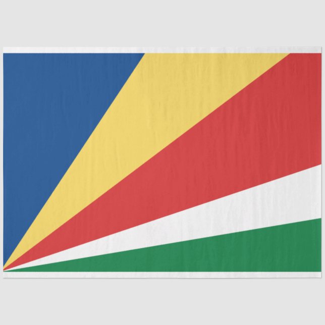 Papel De Seda Bandera de Seychelles (Anverso)