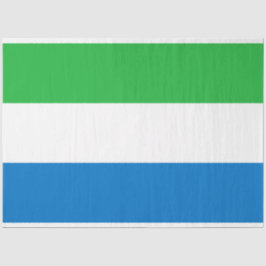 Papel De Seda Bandera de Sierra Leona