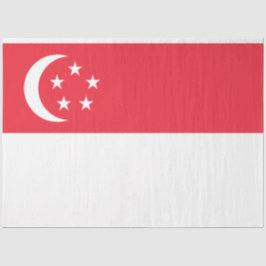 Papel De Seda Bandera de Singapur