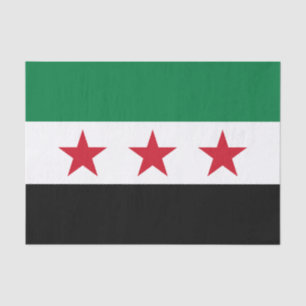 Papel De Seda Bandera de Siria