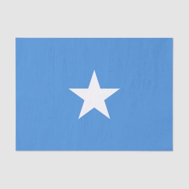 Papel De Seda Bandera de Somalia (Anverso)