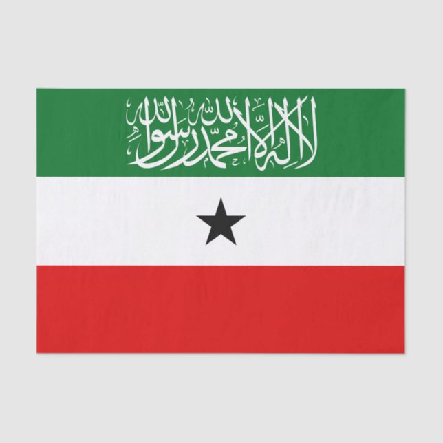 Papel De Seda Bandera de Somalilandia (Anverso)