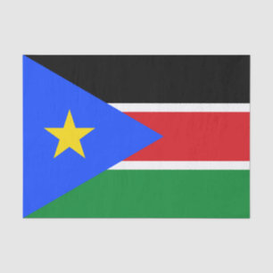 Papel De Seda Bandera de Sudán del Sur
