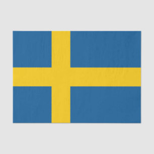 Papel De Seda Bandera de Suecia