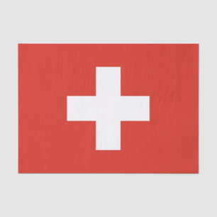 Papel De Seda Bandera de Suiza