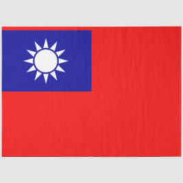 Papel De Seda Bandera de Taiwán