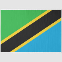Papel De Seda Bandera de Tanzania