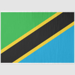 Papel De Seda Bandera de Tanzania
