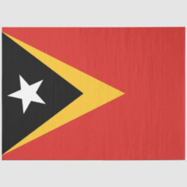 Papel De Seda Bandera de Timor Oriental