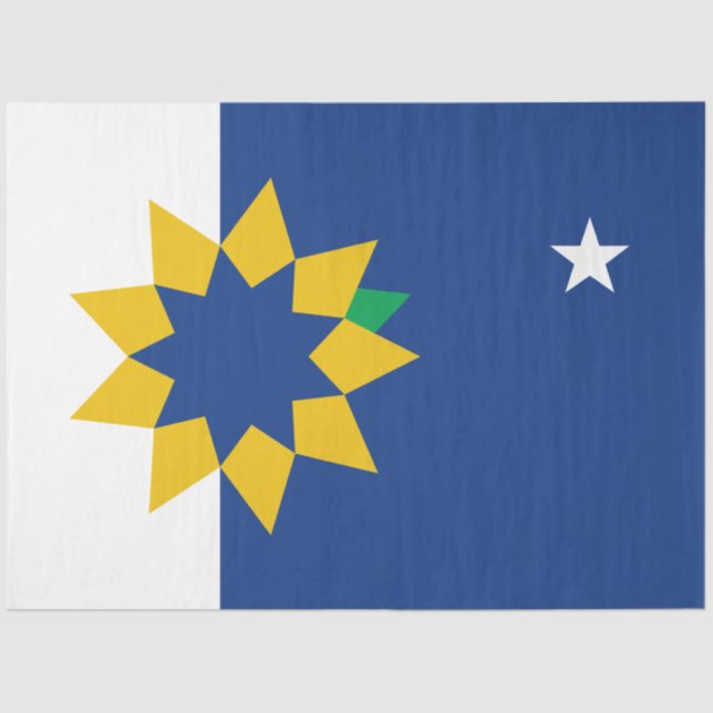 Papel De Seda Bandera de Topeka (Kansas) (Anverso)