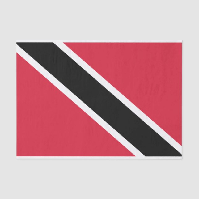 Papel De Seda Bandera de Trinidad y Tobago (Anverso)