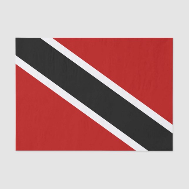 Papel De Seda Bandera de Trinidad y Tobago (Anverso)