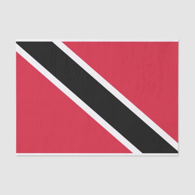 Papel De Seda Bandera de Trinidad y Tobago (Anverso)