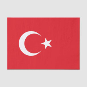 Papel De Seda Bandera de Turquía