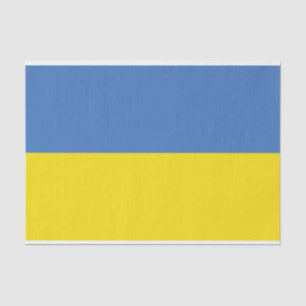 Papel De Seda Bandera de Ucrania, ucraniano Slava Ukraini Слава 