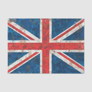 Papel De Seda Bandera de Union Jack