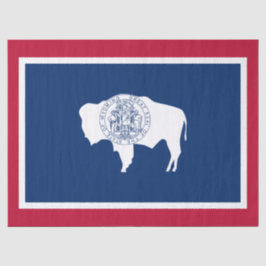 Papel De Seda Bandera de Wyoming