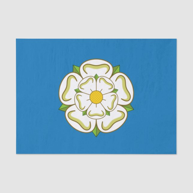 Papel De Seda Bandera de Yorkshire (condado de Inglés) (Anverso)