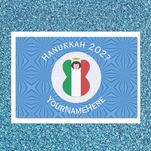 Papel De Seda Bandera del Ángel Italiano para Janucá