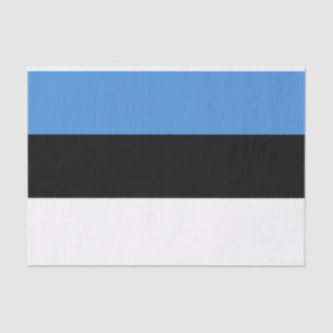 Papel De Seda Bandera del documento de té de Estonia