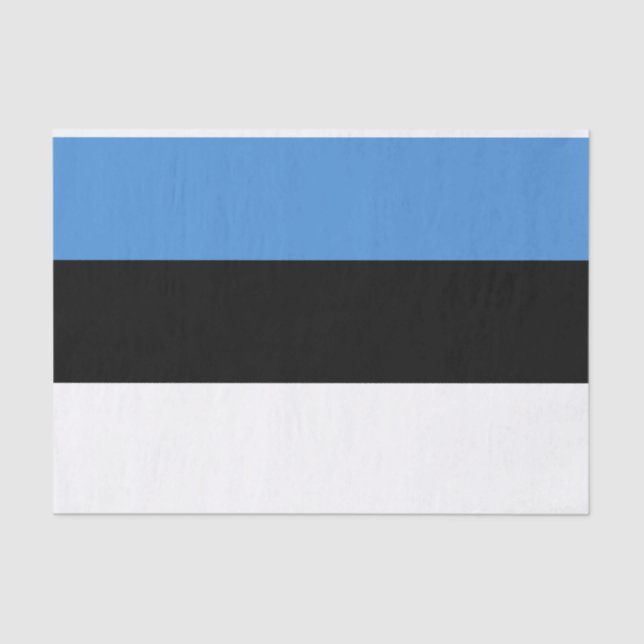 Papel De Seda Bandera del documento de té de Estonia (Anverso)