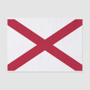 Papel De Seda Bandera del estado de Alabama