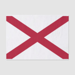 Papel De Seda Bandera del estado de Alabama
