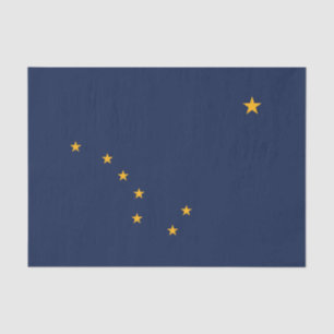 Papel De Seda Bandera del estado de Alaska