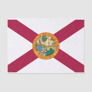 Papel De Seda Bandera del estado de Florida