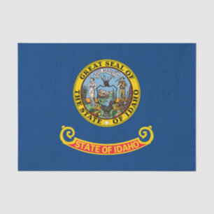 Papel De Seda Bandera del estado de Idaho
