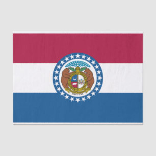 Papel De Seda Bandera del estado de Missouri