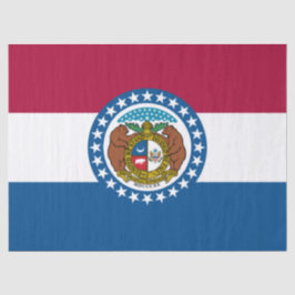 Papel De Seda Bandera del Estado de Misuri