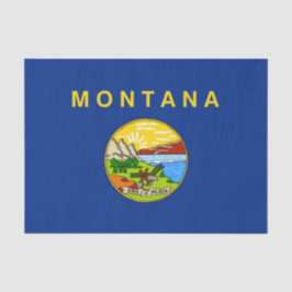 Papel De Seda Bandera del Estado de Montana
