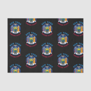 PAPEL DE SEDA BANDERA DEL ESTADO DE NUEVA YORK
