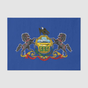Papel De Seda Bandera del estado de Pensilvania