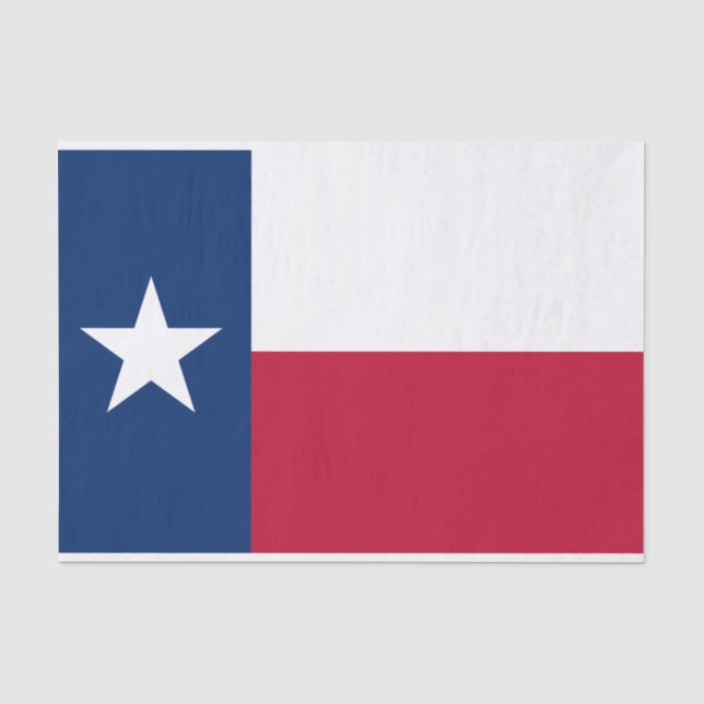 Papel De Seda Bandera del estado de Texas (Anverso)