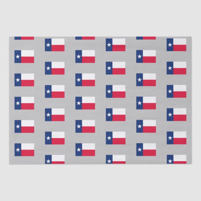 Papel De Seda Bandera del Estado de Texas, (Anverso)