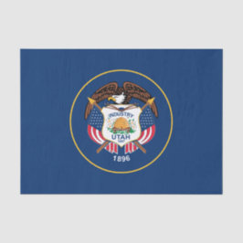Papel De Seda Bandera del Estado de Utah