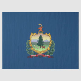 Papel De Seda Bandera del Estado de Vermont
