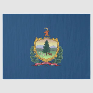 Papel De Seda Bandera del Estado de Vermont