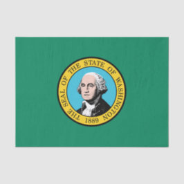 Papel De Seda Bandera del Estado de Washington