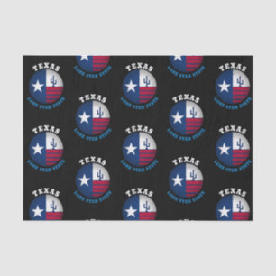 PAPEL DE SEDA BANDERA DEL ESTADO LONE STAR DE TEXAS