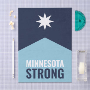 Papel De Seda Bandera del nuevo estado rebelde de Minnesota