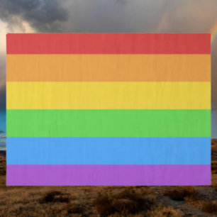 Papel De Seda Bandera del Orgullo Arcoíris