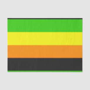 Papel De Seda Bandera del Orgullo Aromántico de las Malvinas