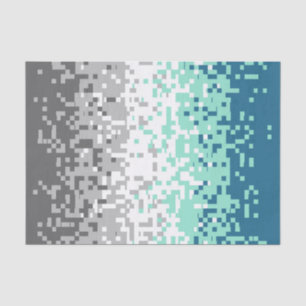 Papel De Seda Bandera del Orgullo Frayromántico Trippy Pixelado