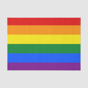 Papel De Seda Bandera del Orgullo Gay Arcoiris LGBT