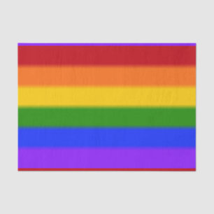 Papel De Seda Bandera del orgullo gay caído