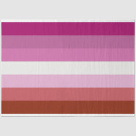 Papel De Seda Bandera del Orgullo Lesbiano Rosa